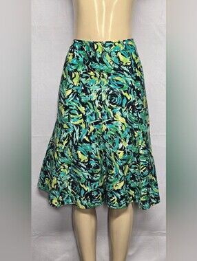 R.Q.T Skirt A Line Colorful Knee Length L